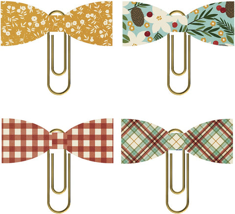 Winter Farmhouse Decoration Clips 4/Pkg
