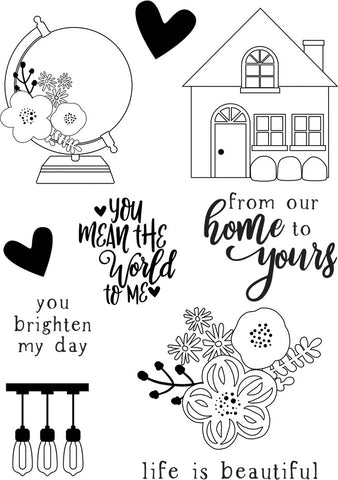 So Happy Together Photopolymer Clear Stamps