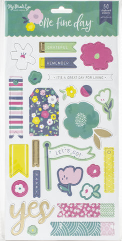 One Fine Day Chipboard Elements 6"X12" 2/Pkg