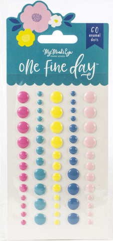 One Fine Day Adhesive Enamel Dots 60/Pkg