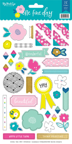 One Fine Day Stickers 6"X12"