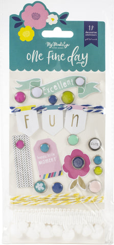 One Fine Day Decorative Brads 18/Pkg