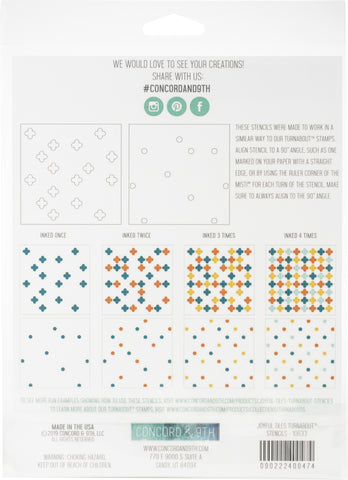 Concord & 9th Stencil Set 2/Pkg
