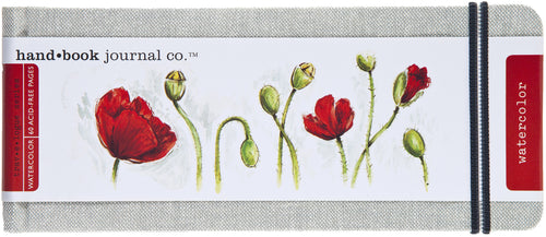 Hand Book Watercolor Journal 3.5"X8.25" 30 Sheets