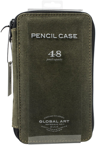 Speedball Canvas Covered Pencil Case 7.5&quot;X4.5&quot;X1.5&quot;