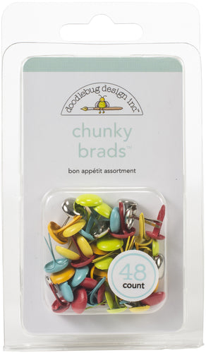 Doodlebug Chunky Brads 48/Pkg