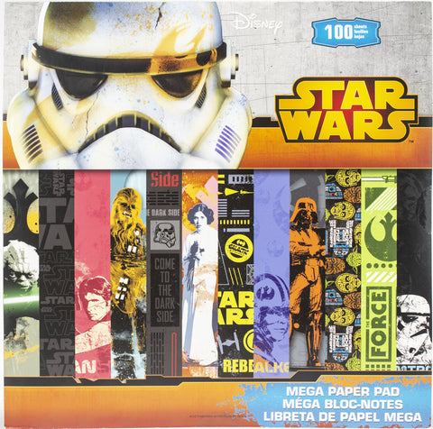 SandyLion Disney Single-Sided Mega Paper Pad 12"X12" 100/Pkg