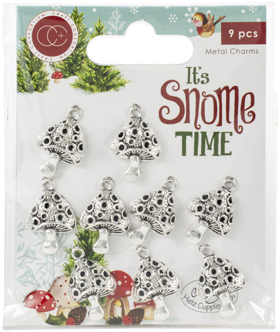 Craft Consortium It's Snome Time Metal Charms 9/Pkg