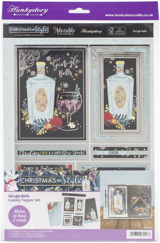 Hunkydory Christmas In Style Luxury A4 Topper Set