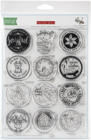 Stamping Village Clear Stamps 6"X8"