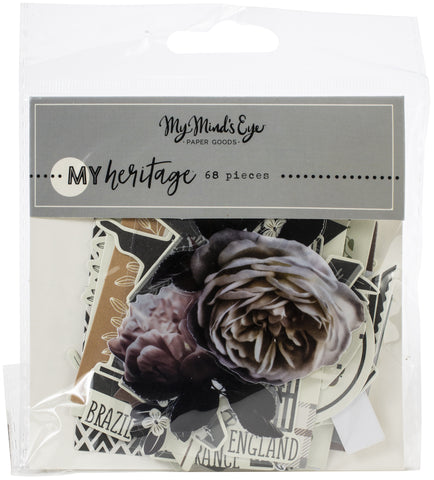 My Heritage Mixed Bag Cardstock Die-Cuts 68/Pkg