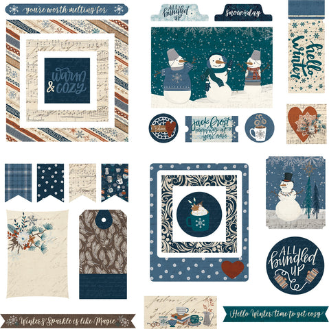 For The Love Of Winter Ephemera Cardstock Die-Cuts