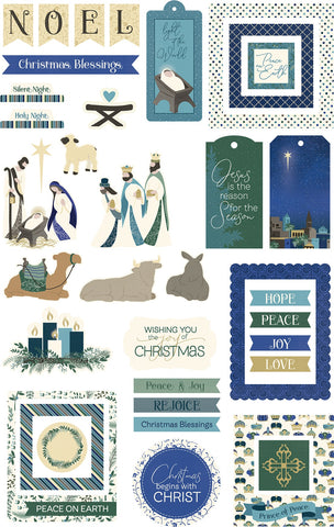 One Night In Bethlehem Ephemera Cardstock Die-Cuts