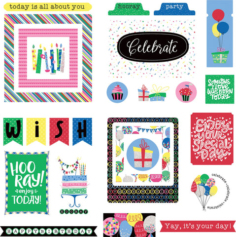 Confetti Ephemera Cardstock Die-Cuts