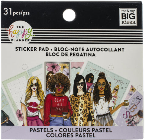 Happy Planner X Rongrong Tiny Sticker Pad 31/Pkg