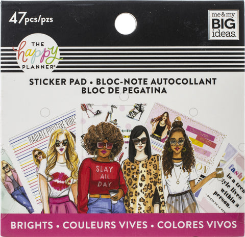 Happy Planner X Rongrong Tiny Sticker Pad 47/Pkg
