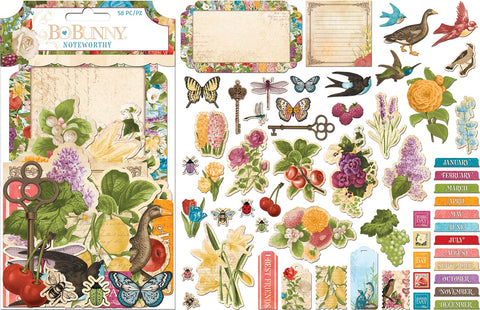Time & Place Noteworthy Die-Cuts 58/Pkg