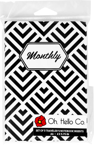 Oh Hello A6 Traveler's Notebooks Insert Bundle 3/Pkg