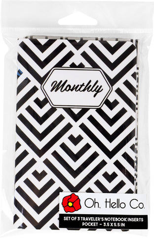 Oh Hello Pocket Traveler's Notebooks Insert Bundle 3/Pkg