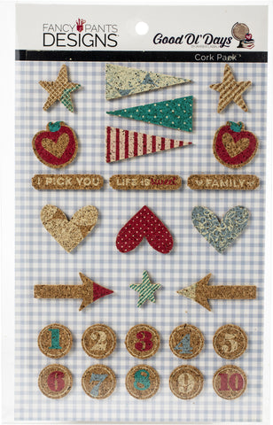 Good Ol' Days Cork Stickers