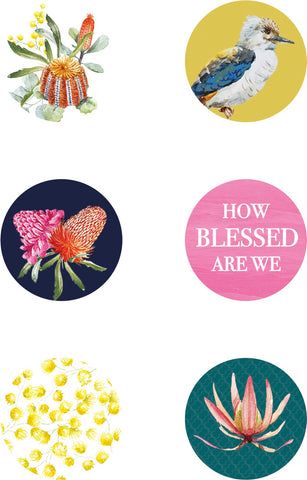 Native Breeze Adhesive Curios 6/Pkg