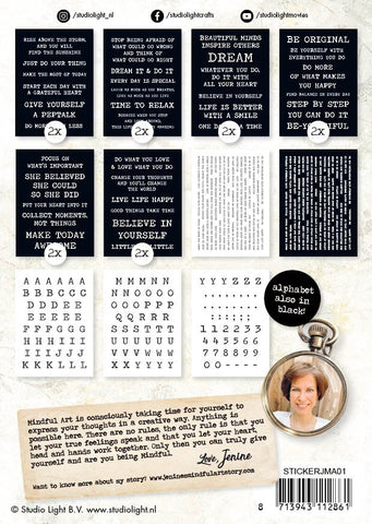 Studio Light Jenine's Mindful Art Stickers