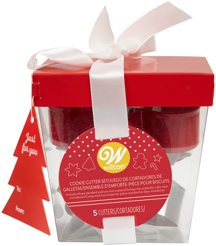 Metal Cookie Cutter Gift Box Set 5/Pkg