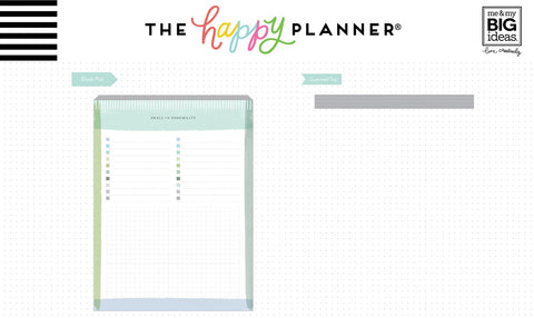 Happy Planner Block Pad 9.25"X7" 100/Pkg