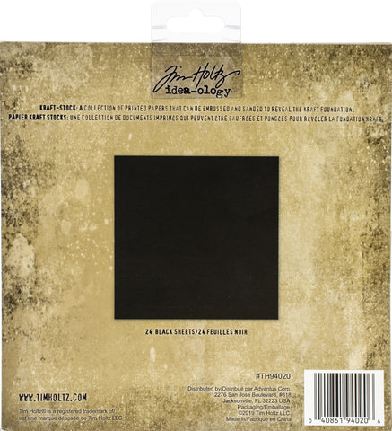 Idea-Ology Kraft Stock Cardstock Pad 8"X8" 24/Pkg