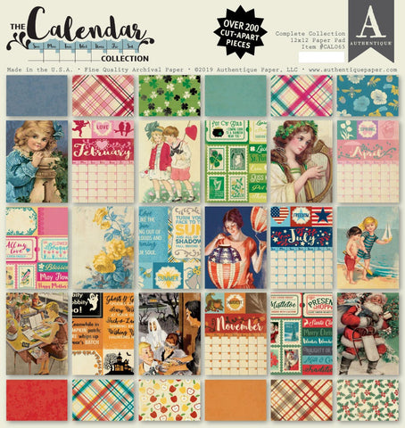 Authentique Double-Sided Cardstock Pad 12"X12" 48/Pkg