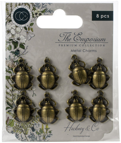 Craft Consortium The Emporium Metal Charms 8/Pkg