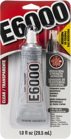 E6000 Clear Adhesive With Precision Tips