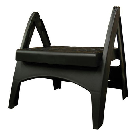 Quik-Fold Step Stool, Black