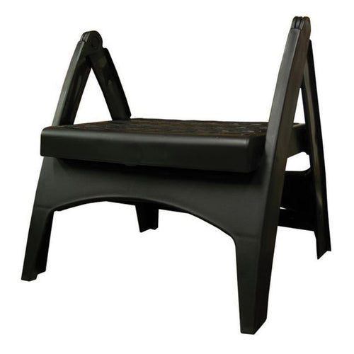Quik-Fold Step Stool, Black