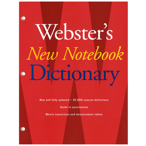 Webster'S New Notebook Dictionary
