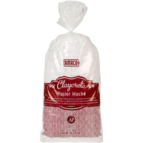 Claycrete Papier Mache, 1 Lb. Bag