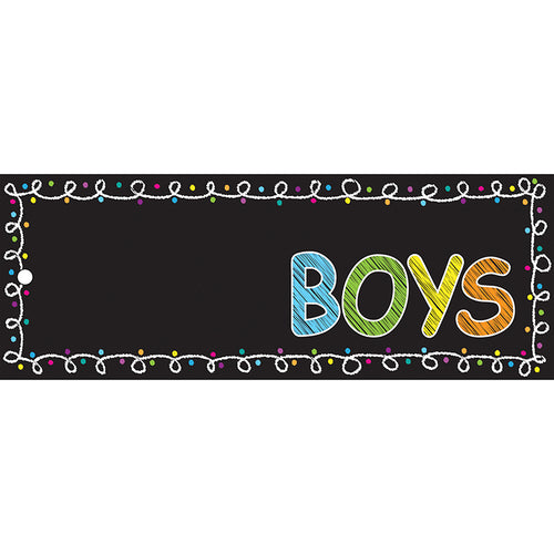 Chalk Loop Boys Laminated 2-Sided Pass, 9 X 3.5