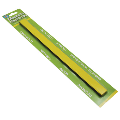 Magnetic Magi-Strips, Yellow, 12'