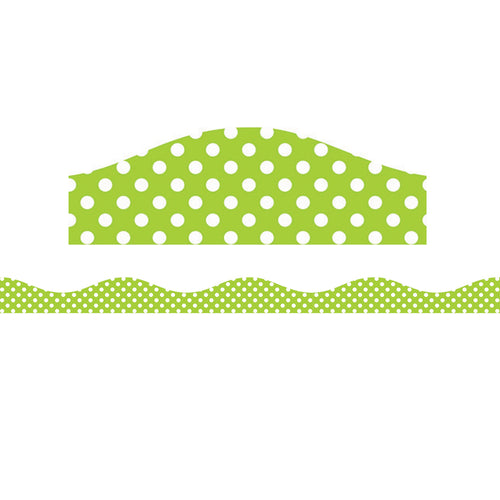 Big Magnetic Magi-Strips, Lime Dots, 12'