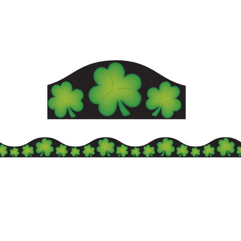Magnetic Scallop Border Shamrocks, 12'