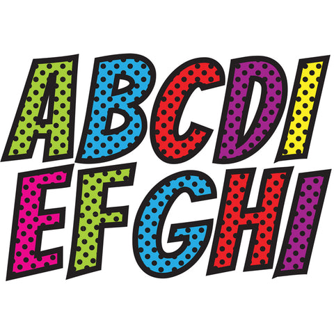 Magnetic Letters, 2.75, Superhero Assorted Colors