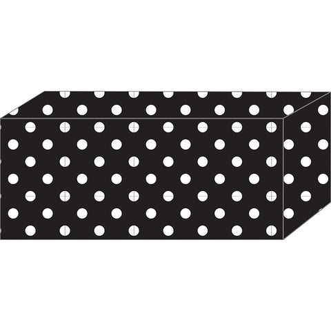 Block Magnets, Heavy Strength, 1-7/8 X 7/8 X 3/8, B&W Dots, Pack Of 5