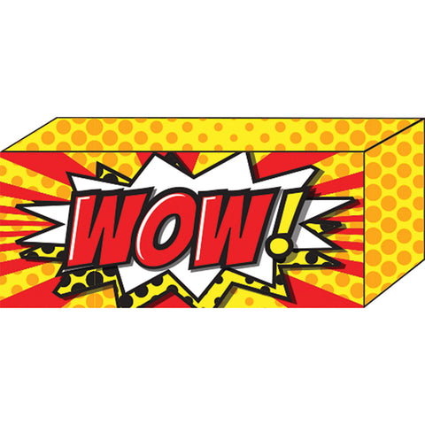 Block Magnets, Heavy Strength, 1-7/8 X 7/8 X 3/8, Superhero, Pack Of 5