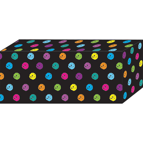 Block Magnets, Heavy Strength, 1-7/8 X 7/8 X 3/8, Chalk Colorful Dots, Pack Of 5