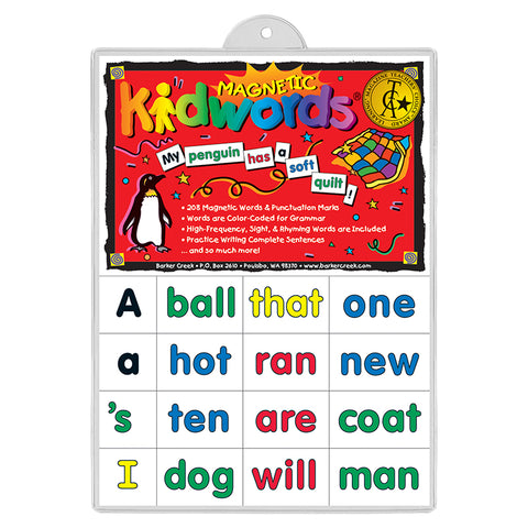 Learning Magnets High-Frequency Words, 208 Pieces