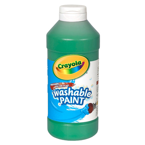 Washable Paint, Green, 16 Oz.