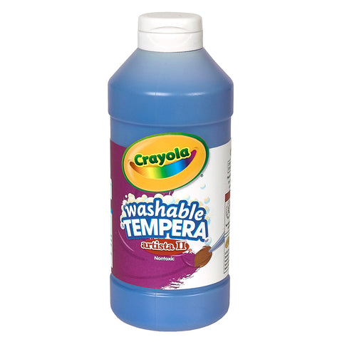 Artista Ii Washable Liquid Tempera Paint, Blue, 16 Oz.