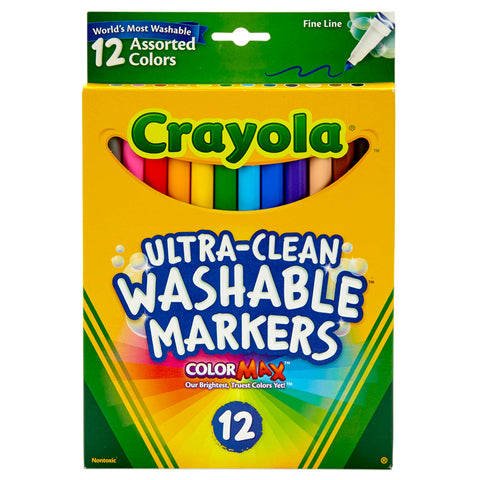 Fine Line Washable Markers 12 Ct.