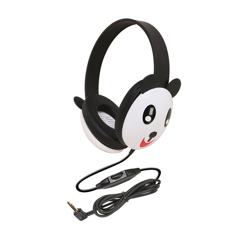 Listening First Animal-Themed Stereo Headphones, Panda