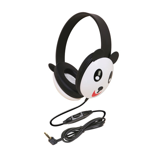 Listening First Animal-Themed Stereo Headphones, Panda
